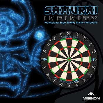 Mission Samurai Infinity  Dartboard Verpackung