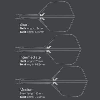 Target K-Flex Standard Shaft-Flight-System Längen