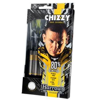 Harrows Dave Chisnall  - Chizzy 80 - Softdarts  Verpackung