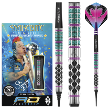Red Dragon Peter Wright Supa Venom Softdarts Details