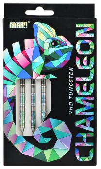 One80 Chameleon Azurite Steeldarts Verpackung