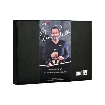 ONE80 Elmar Paulke Steeldart Set Verpackung