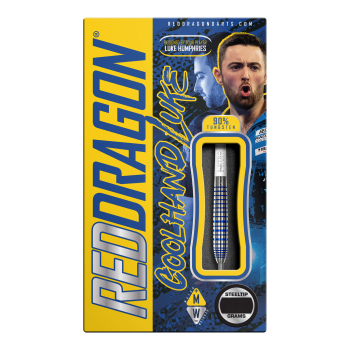 Red Dragon Luke Humphries TX3 Cool Blue SE Steeldarts Verpackung