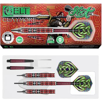 Shot Celt Claymore Steeldarts Verpackung
