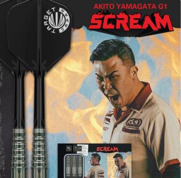 Target Japan Akito Yamagata Scream G1 Steeldarts Verpackung