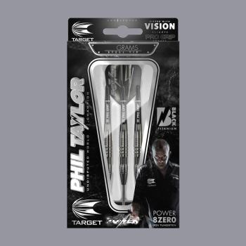 Target Phil Taylor Power 8Zero Black Titanium Steeldarts Verpackung