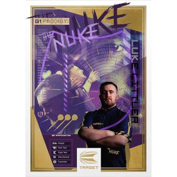 Target Luke Littler G1 Prodigy Steeldarts Verpackung
