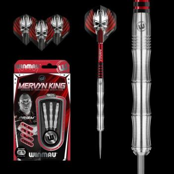 Winmau Mervin King Silver Colour Steeldarts Details