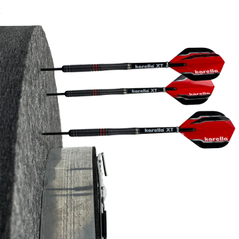 Schallschutz für Steeldartboards von Karella mit Darts