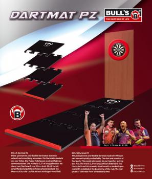Preview: Bull's Dartmatte - Puzzle mit Oche Verpackung