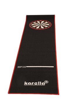 Dartmatte Karella Premium Velour ausgerollt