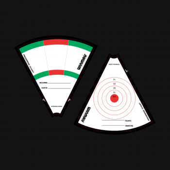 Winmau Practice Rings Schablone