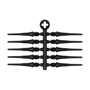 Cosmo Fit Points Plus Softdartspitzen schwarz mit Tool