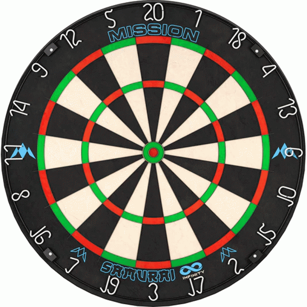 Mission Samurai Infinity  Dartboard