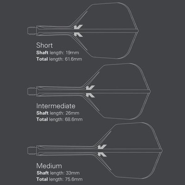 Target K-Flex Standard Shaft-Flight-System Längen