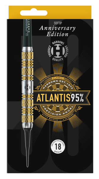 Harrows ANNIVERSARY Atlantis 95% Softdarts Details