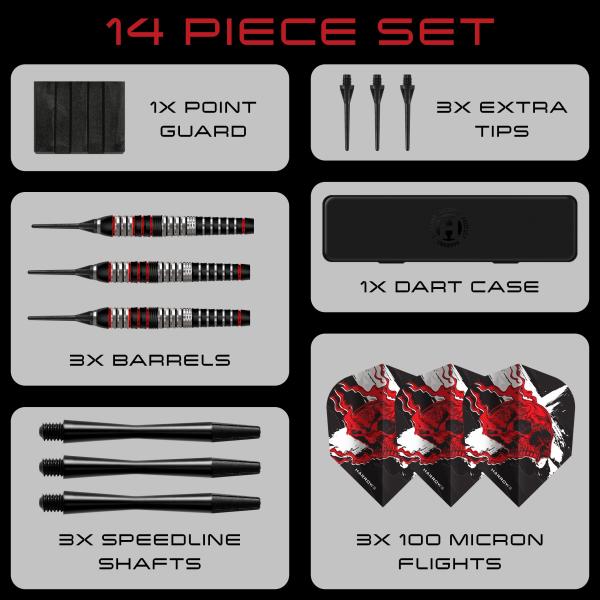 Harrows Ryan Searle Softdarts Series 3 Inhalt