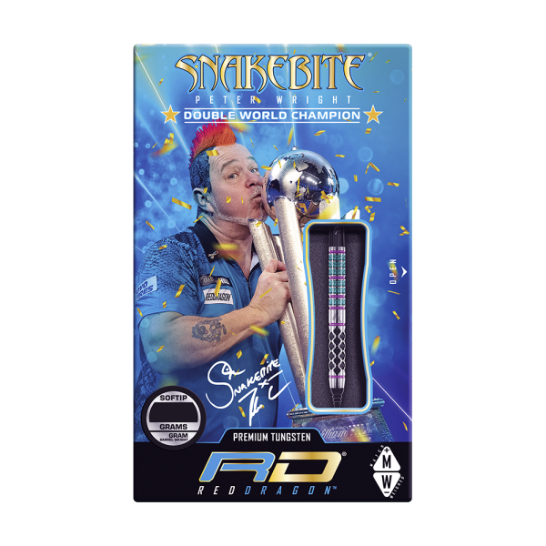Red Dragon Peter Wright Supa Venom Softdarts Verpackung