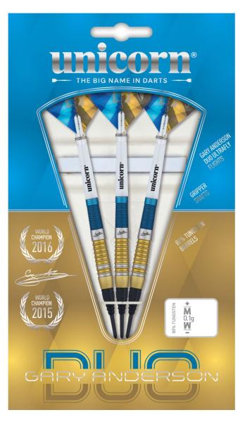 Unicorn Gary Anderson Duo Softdarts Verpackung