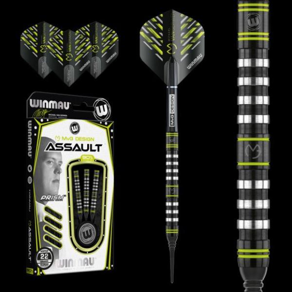Winmau MvG Assault Softdarts Details