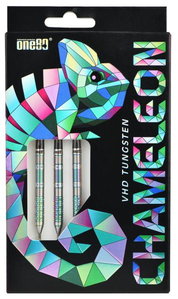 One80 Chameleon Azurite Steeldarts Verpackung