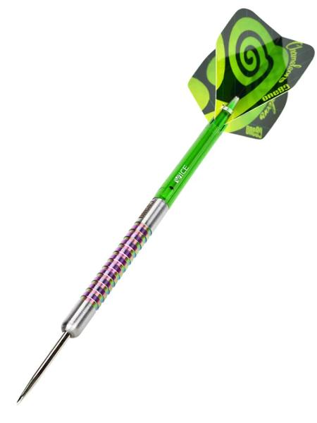 ONE80 Chameleon Jade Steeldarts Barrel Details