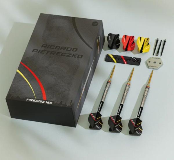 Precise180 Ricardo Pietreczko Steeldarts Verpackung