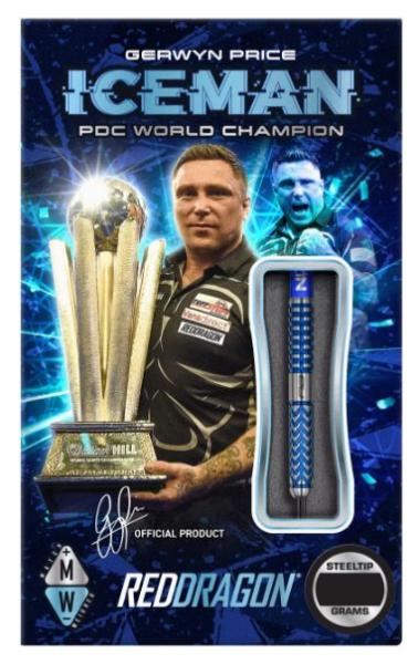 Red Dragon Gerwyn Price Glacier Steeldarts  Verpackung