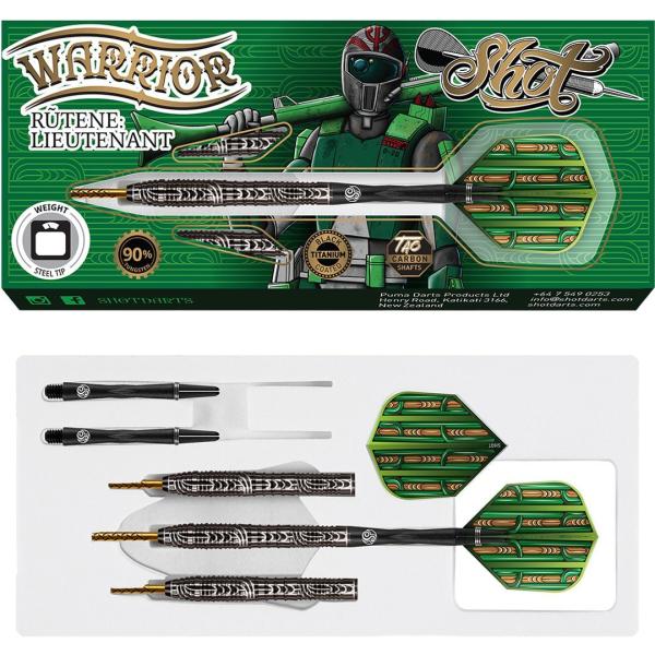 Shot Warrior Rutene Steeldarts Verpackung