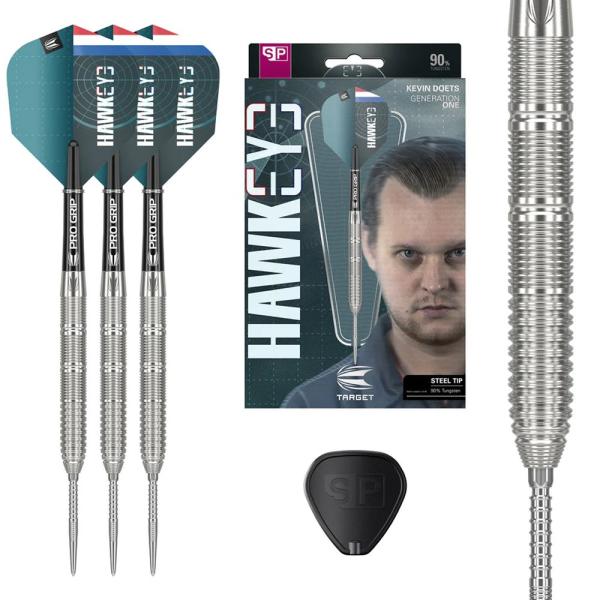 Target Kevin Doets Gen 1 Swiss Point Steeldarts Verpackung