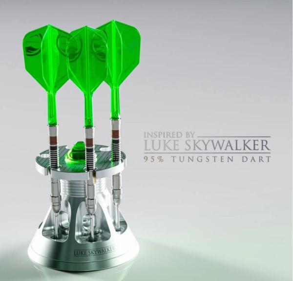 Target Luke Skywalker Light Saber Edition Steeldarts Dartständer