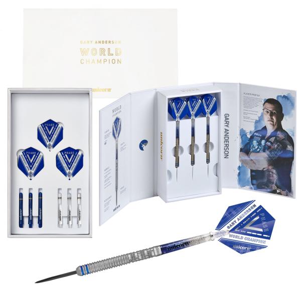 Gary Anderson Phase 5 Steeldarts Verpackung