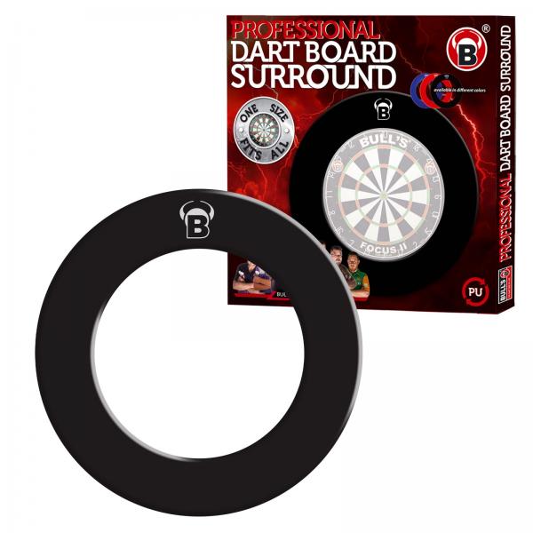 BULL'S Pro Dart Board Surround schwarz