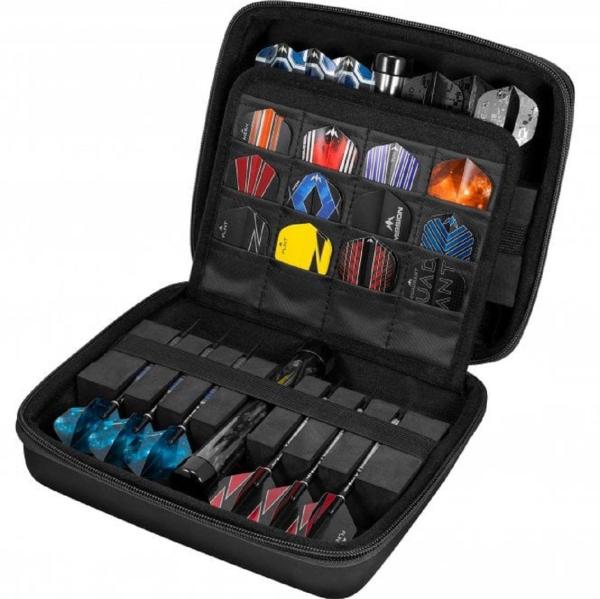 Mission Freedom Luxor Extra Large Darts Case gefüllte Innenansicht