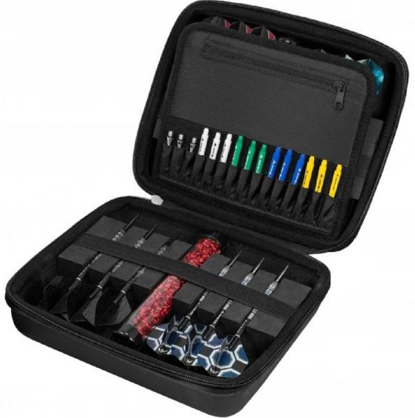 Mission Freedom Luxor Extra Large Darts Case gefüllte Innenansicht