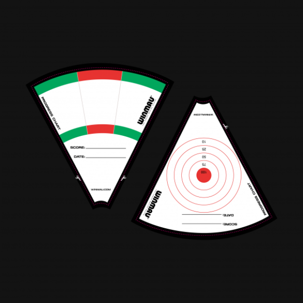 Winmau Practice Rings Schablone