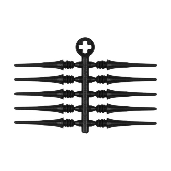 Cosmo Fit Points Plus Softdartspitzen schwarz mit Tool